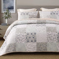 Reversible Bohemian-style quilted blanket (Queen Size).
