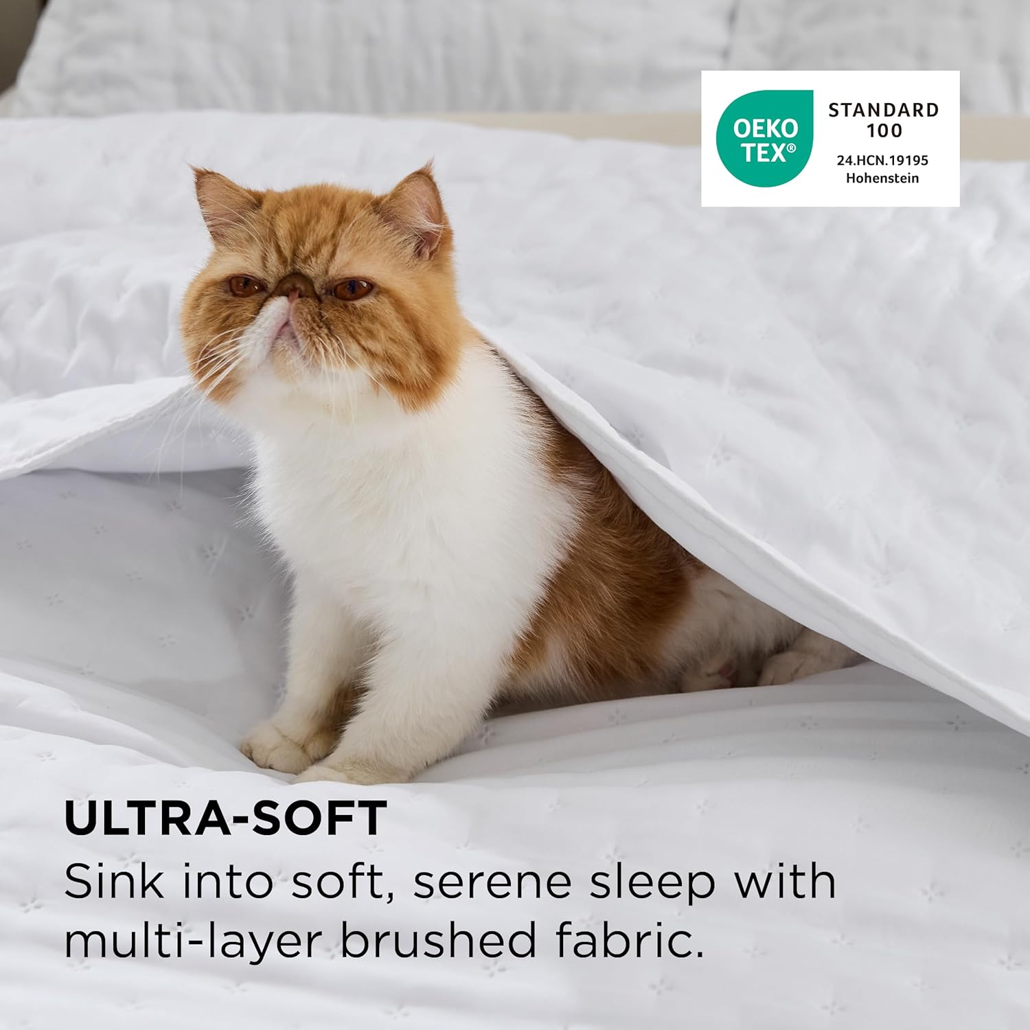 Quilt – Lightweight summer-style Queen-size quilt.